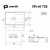 Мойка KITforKIT  735-04 черный