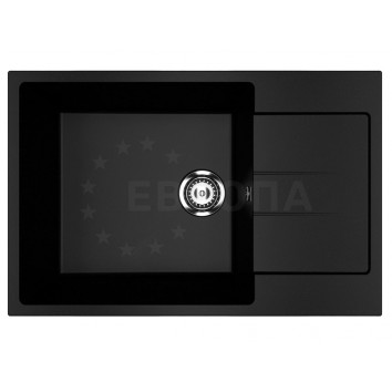 Мойка ULGRAN Classic U-602-344 Ультра-черный