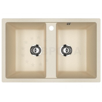 Мойка ULGRAN Classic U-608 (402) -328 Бежевый