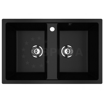 Мойка ULGRAN Classic U-608 (402) -344 Ультра-черный