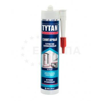 Герметик силик.TYTAN Euro-line санитарный белый
