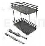 KITforKIT Бутылочница в секц. 300 плоский прут с ДОВОДЧИКОМ KITforKIT Бутылочница в секц. 300 плоский прут с ДОВОДЧИКОМ