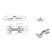 KITforKIT Blu Петля 110 с доводчиком внутр. с 4D регулировкой CH.9927