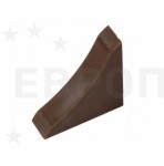 Заглушка треугольная Thermoplast №709 коричневая