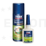 Клей TYTAN 2-х компонентный Quick Fix прозрачный 400 мл/100 г