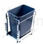 KITforKIT Контейнер для мусора выкатной с креплением к фасаду 300мм KITforKIT Контейнер для мусора выкатной с креплением к фасаду 300мм