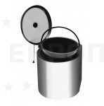 KITforKIT Мусорное ведро для распашных фасадов KfK09 R255/L310/H330 сталь+пластик