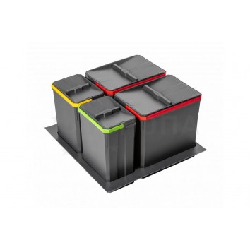 GTV Комплект ведер AxiSpace для модуля 600мм (2*15L+2*7L) PB-AS-600-2*15L-2*7L