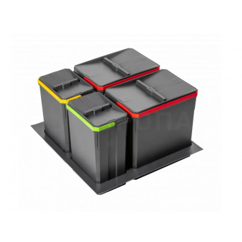 GTV Комплект ведер AxiSpace для модуля 600мм (2*15L+2*7L)