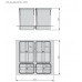 GTV Комплект ведер AxiSpace для модуля 600мм (2*15L+2*7L) PB-AS-600-2*15L-2*7L