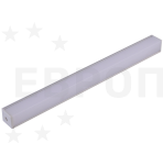 Профиль угловой матовый хром  КВАДРАТНЫЙ для светодиодной ленты  16*16*2000