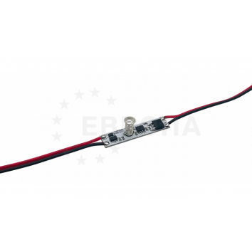 Диммер сенсорный для углового профиля 12-24V/60-120W с памятью, 43х10x14мм, провода 8,5 см DFS-002