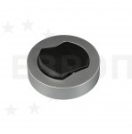 Выключатель накладной круглый с проводом (черно-серый) D66 09.102.02.212